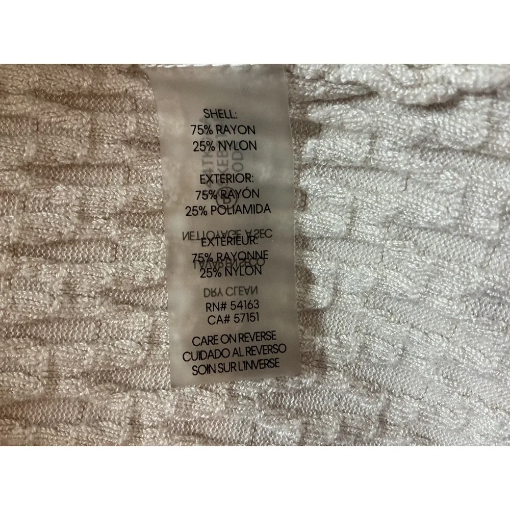 Calvin Klein Women's Textured Cable Knit Short Sleeve Sweater‎ Top - Picture 5 of 5